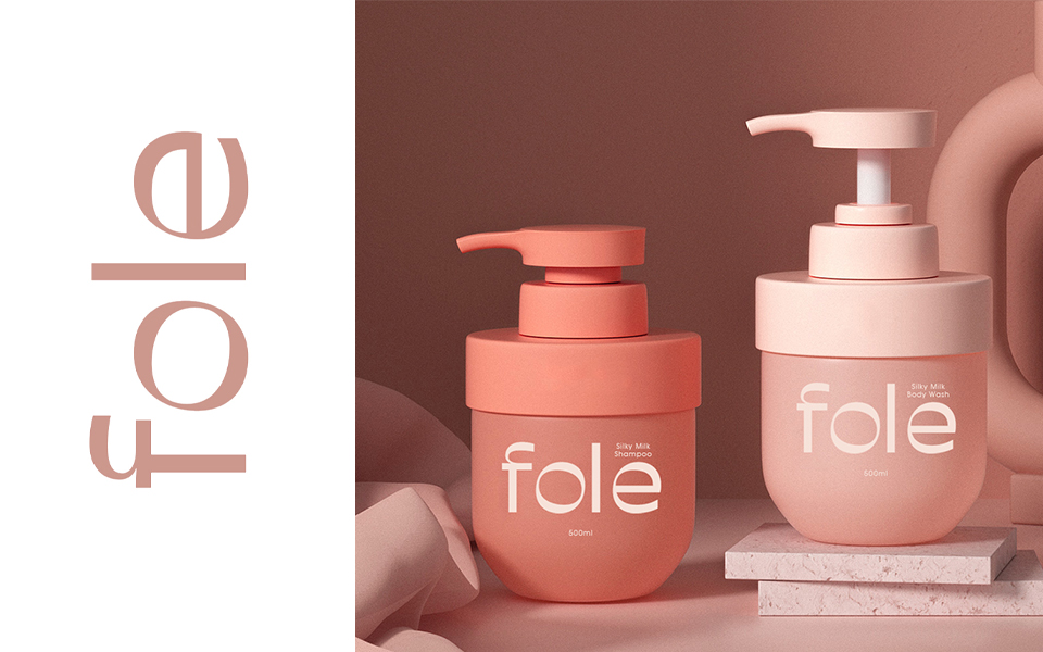 Fole奶泡沐浴露包装设计