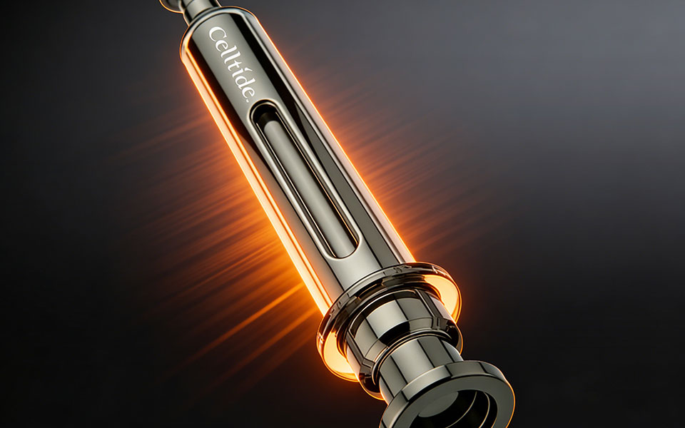 Celltide多肽族抗皱面霜包装设计，玻璃罐高端护肤面霜包装