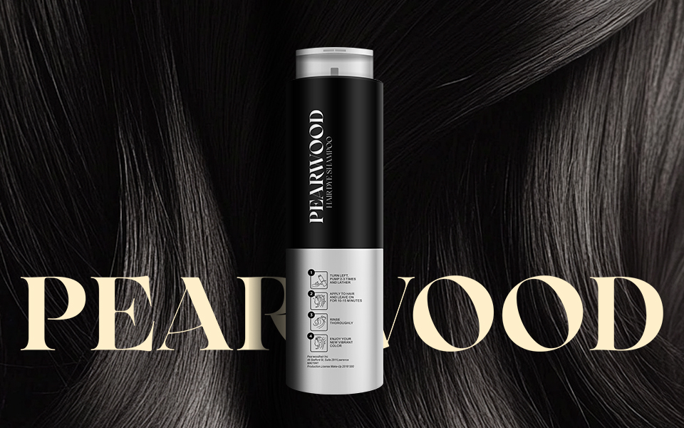 美国高端染发剂PEARWOOD品牌包装设计