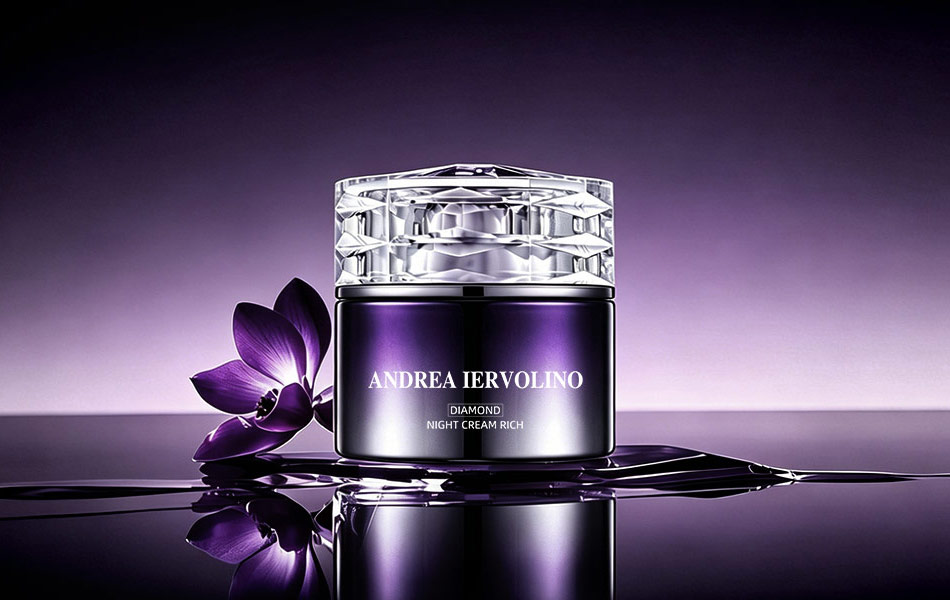 Acrylic diamond-cut cap of ANDREA IERVOLINO packaging | ANDREA IERVOLINO 亚克力钻石切割瓶盖