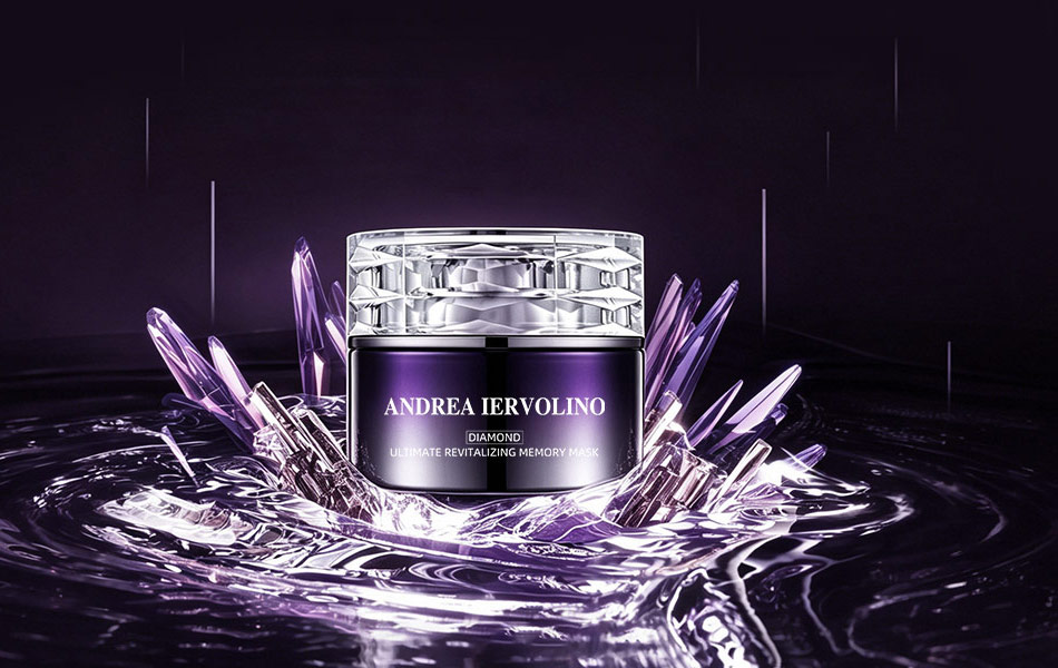 ANDREA IERVOLINO bottle with purple-silver gradient electroplating | ANDREA IERVOLINO 紫银渐变电镀瓶身
