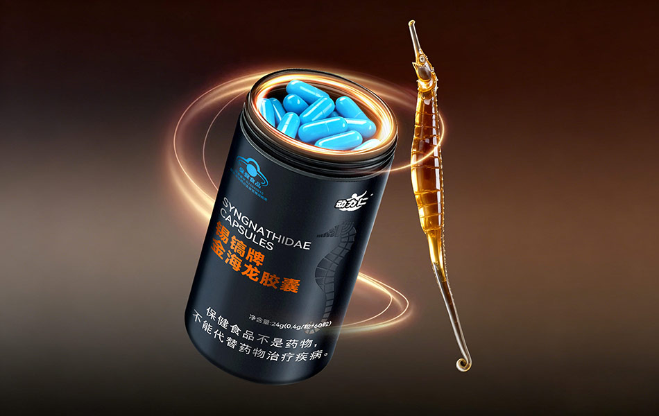 动力仁金海龙胶囊包装设计