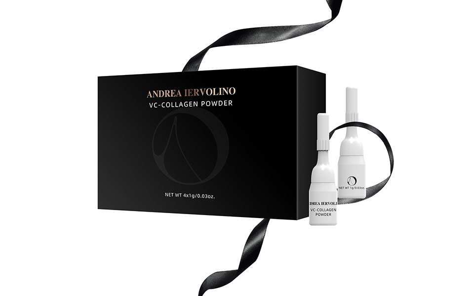 意大利高端ANDREAIERVOLINO品牌维生素C胶原蛋白粉包装设计-宏洛图品牌设计