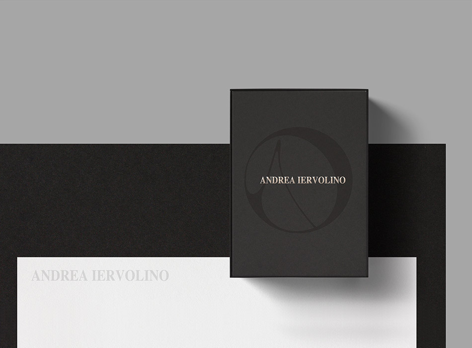 ANDREA IERVOLINO品牌名片和稿子设计-宏洛图品牌设计