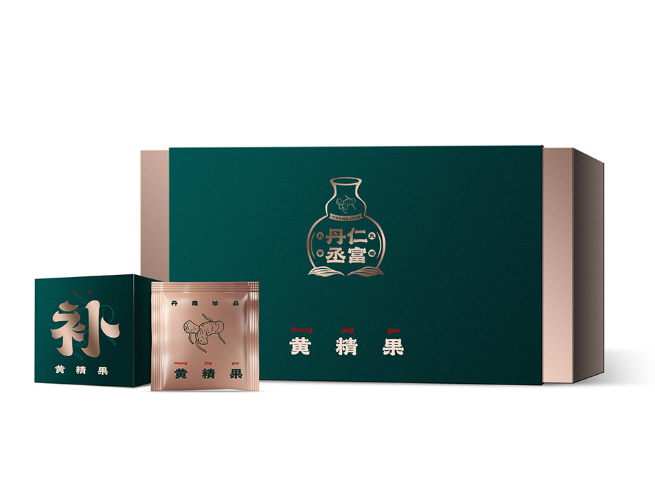 中药保健品套盒礼盒品牌包装设计-宏洛图作品案例