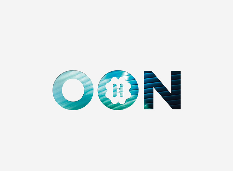 宏洛图 OON 保健品品牌 logo 创意字体图形标识设计