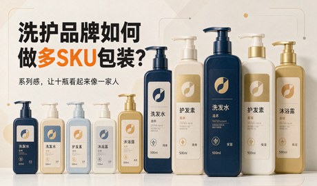 洗护品牌如何做多SKU包装?