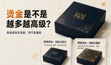 烫金是不是越多越高级?