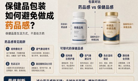 保健品包装如何避免做成“药品感”?