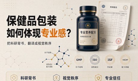 保健品包装如何体现专业感?