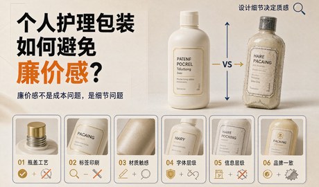 个人护理包装如何避免廉价感?