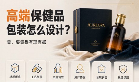 高端保健品包装怎么设计?