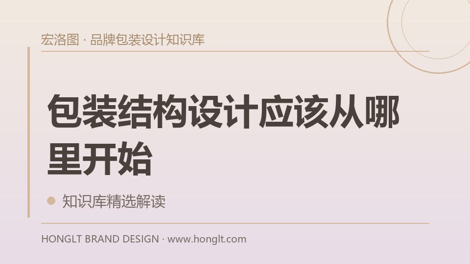 包装结构设计应该从哪里开始?