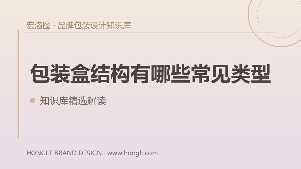 包装盒结构有哪些常见类型?