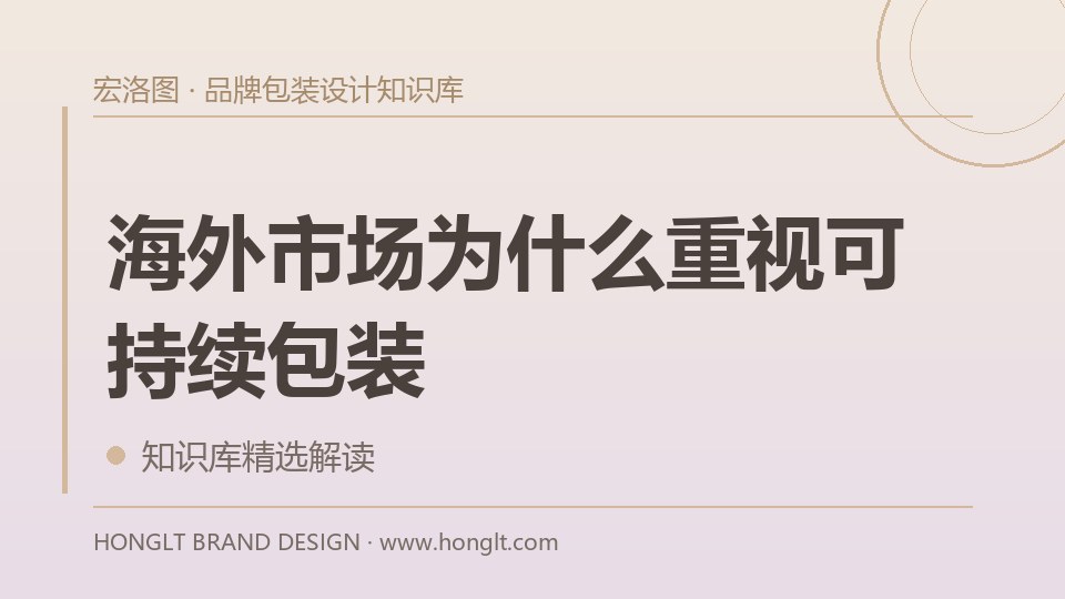 海外市场为什么重视可持续包装?