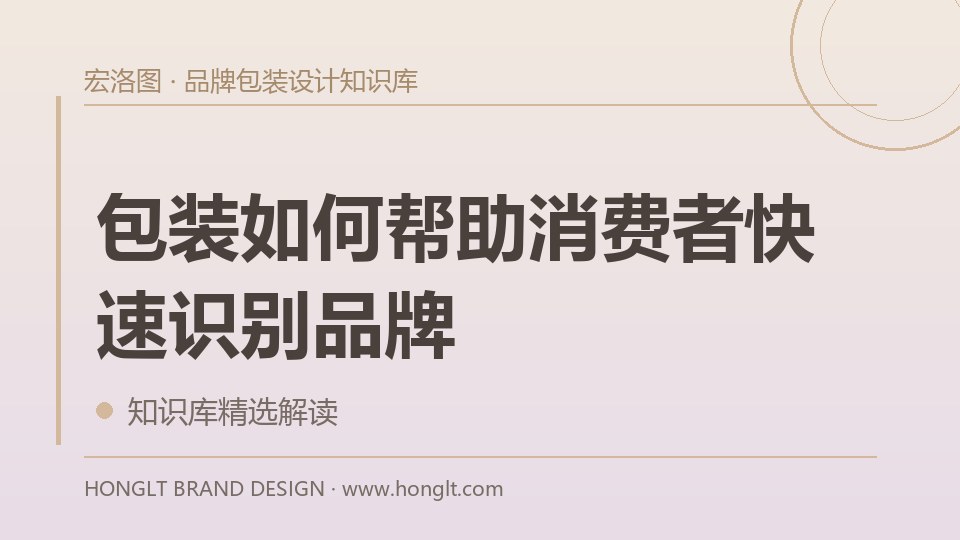 包装如何帮助消费者快速识别品牌?